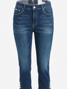 Lee Indigo Ankle Crop Jeans